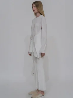 APRON CUTOUT T-SHIRT TOP