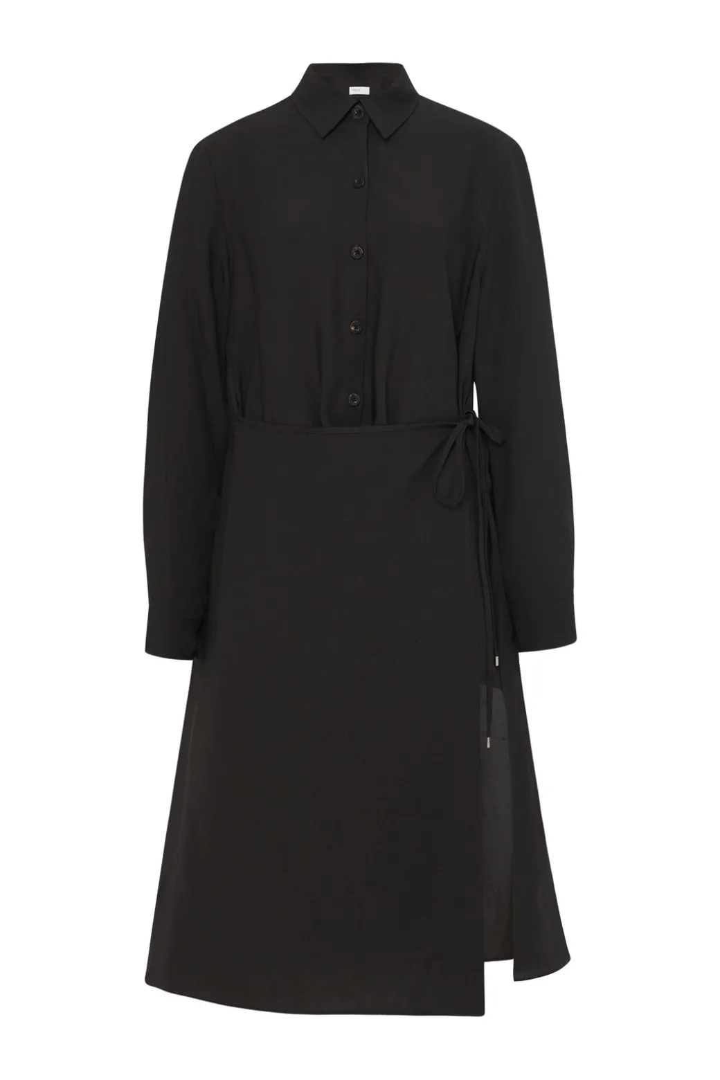 ASYMMETRIC APRON SHIRT - VISCOSE TWILL