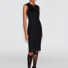 ASYMMETRIC SNAP DRESS