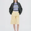 BERMUDA SHORT - STRETCH COTTON SHANTUNG