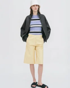 BERMUDA SHORT - STRETCH COTTON SHANTUNG