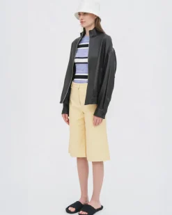BERMUDA SHORT - STRETCH COTTON SHANTUNG