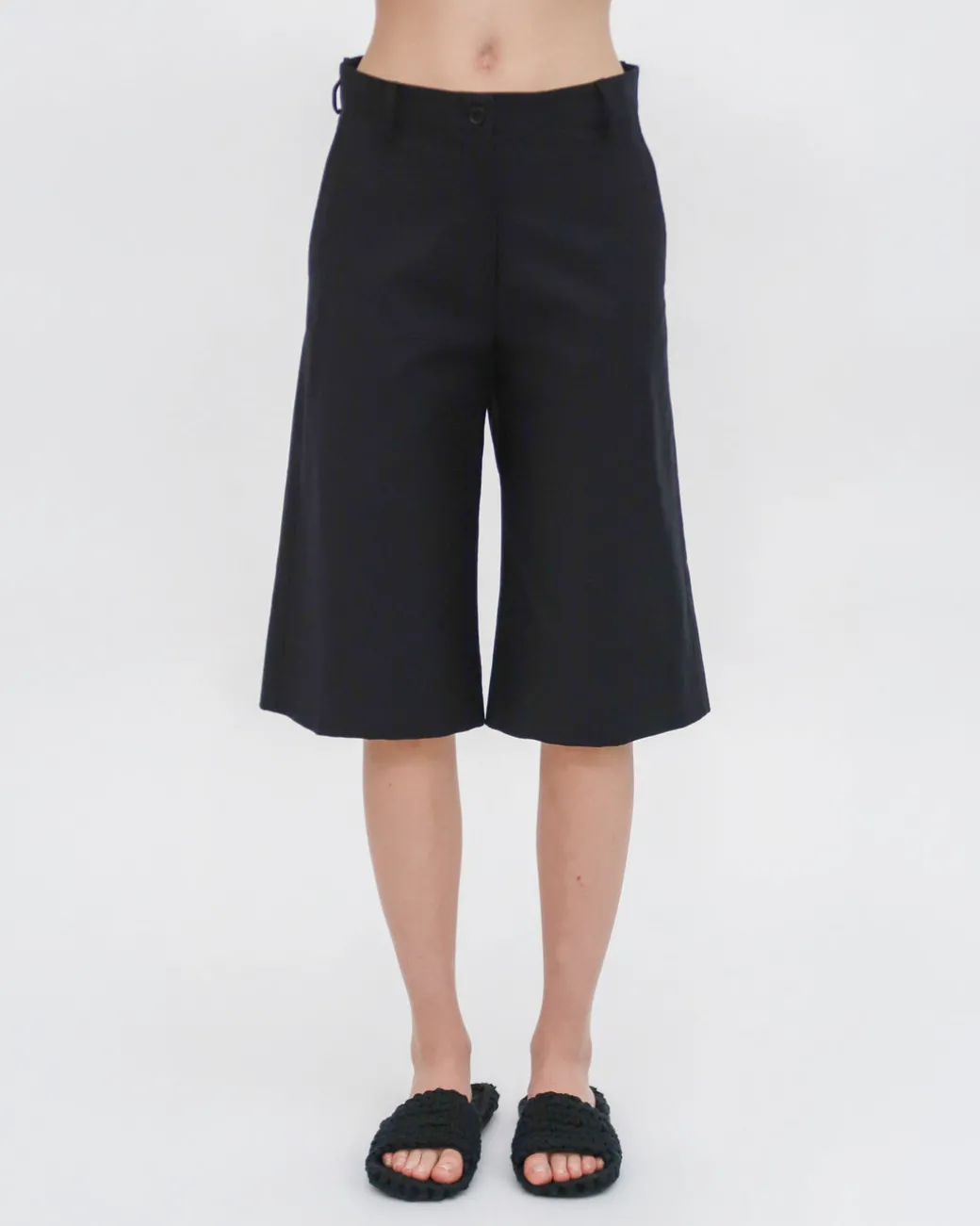 BERMUDA SHORT - STRETCH COTTON SHANTUNG