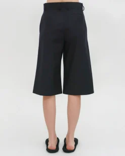 BERMUDA SHORT - STRETCH COTTON SHANTUNG