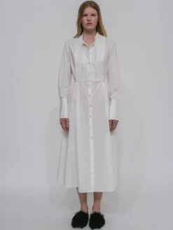 BIB TIE SHIRT DRESS