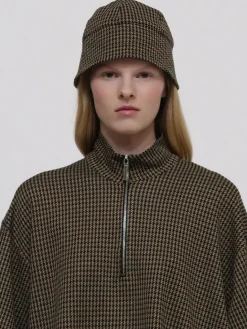 BUCKET CAP - HOUNDSTOOTH