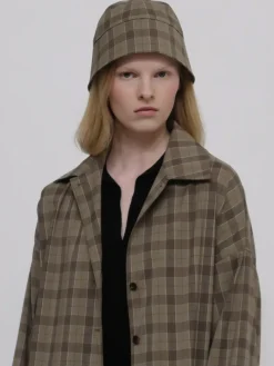 BUCKET CAP - TECHNICAL PLAID