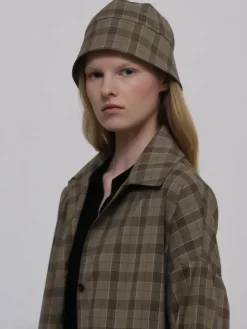 BUCKET CAP - TECHNICAL PLAID