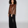 BUTTON POCKET CREWNECK JACKET - STRETCH PLONGE