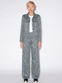 BUTTON UP TAILORED JACKET - FOAM