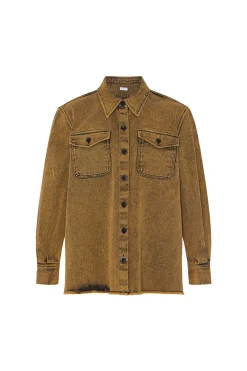 CARGO POCKET SHIRT - DENIM