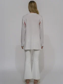 CROPPED FLARE PULL-ON PANT - SCUBA
