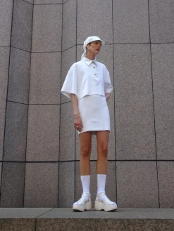 Cropped Oversized Polo