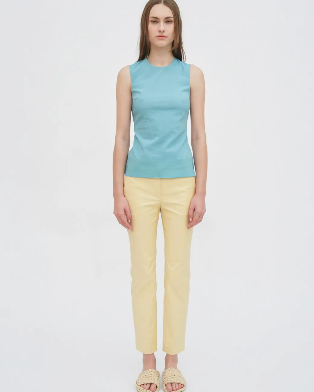 CROPPED SKINNY CASUAL PANT