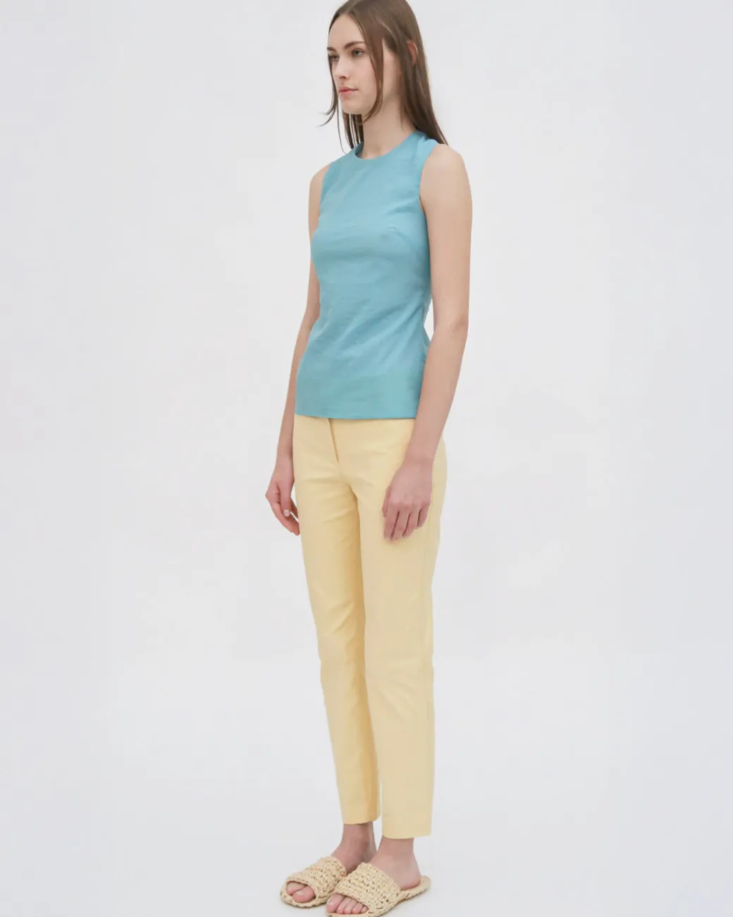 CROPPED SKINNY CASUAL PANT