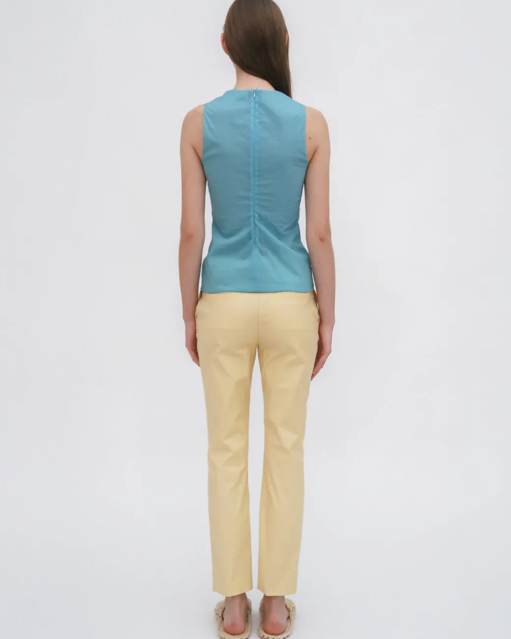 CROPPED SKINNY CASUAL PANT