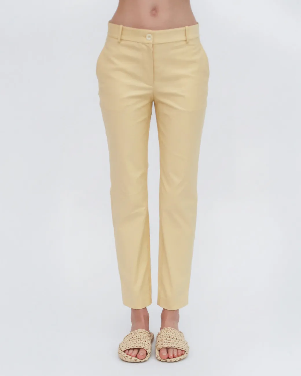 CROPPED SKINNY CASUAL PANT