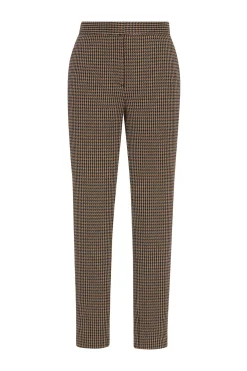 CROPPED SKINNY PANT - HOUNDSTOOTH
