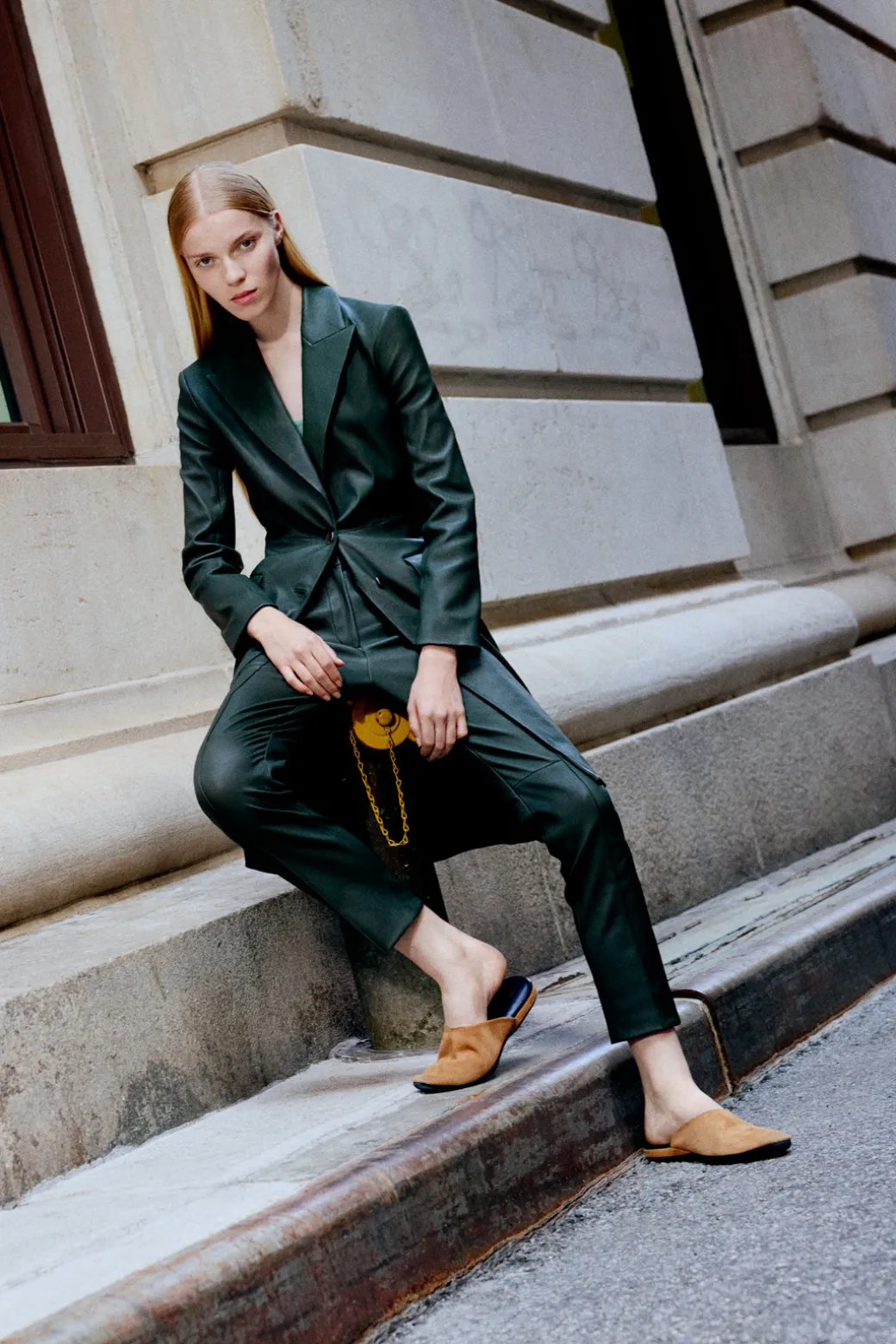 CROPPED SKINNY PANT - STRETCH PLONGE