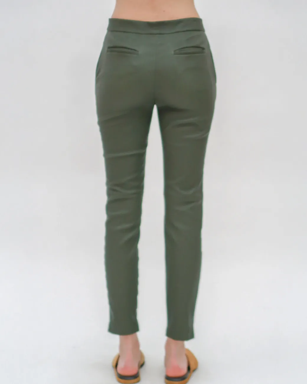 CROPPED SKINNY PANT - STRETCH PLONGE
