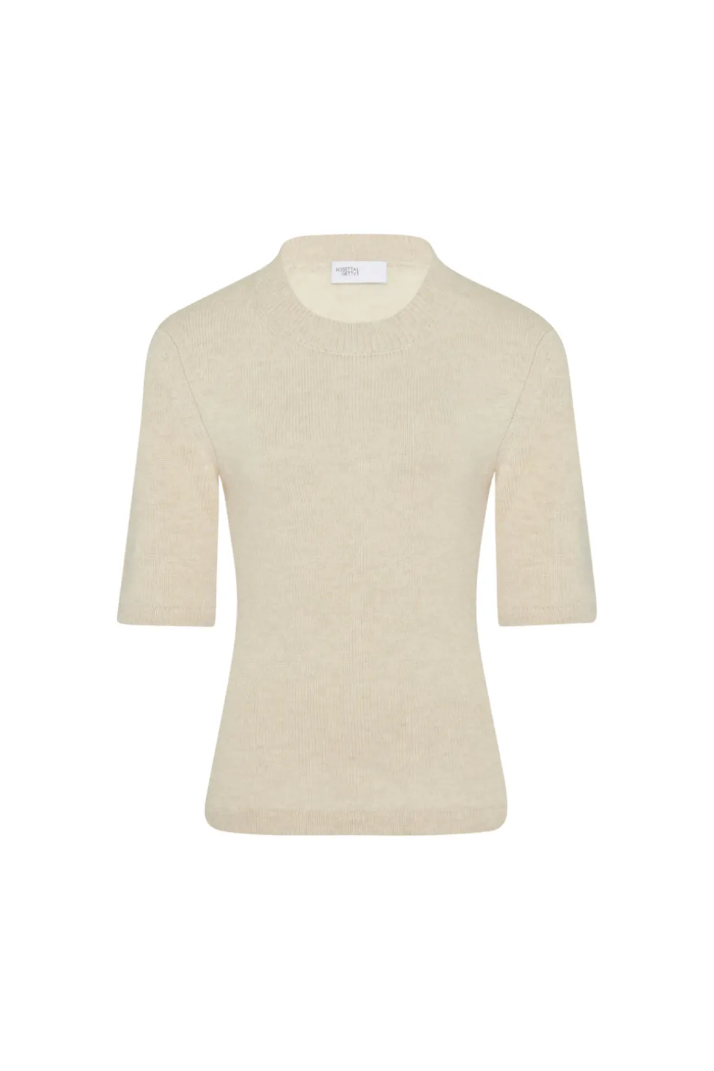 CROPPED SLEEVE SWEATER