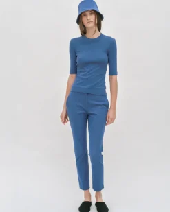 CROPPED SLEEVE T-SHIRT