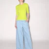 Cropped Sleeve T-Shirt