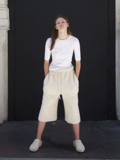 Cropped Sleeve T-Shirt
