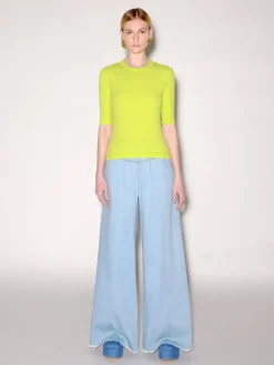 Cropped Sleeve T-Shirt