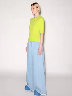Cropped Sleeve T-Shirt