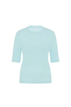 CROPPED SLEEVE T-SHIRT