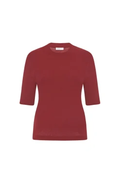 CROPPED SLEEVE T-SHIRT