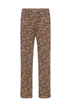 CROPPED SLIM PANT - BROKEN CHEVRON