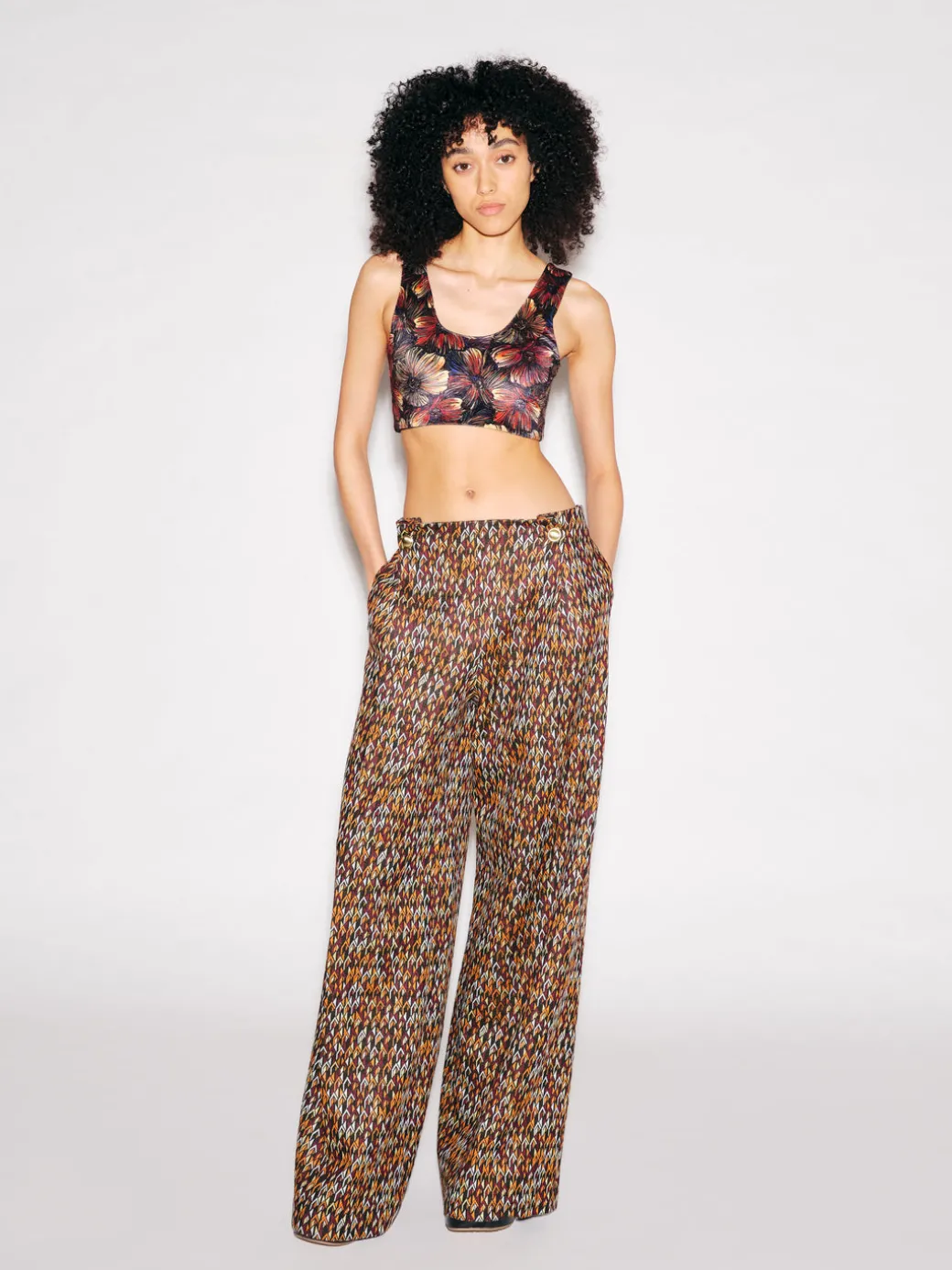 CROPPED TANK - VELVET JERSEY
