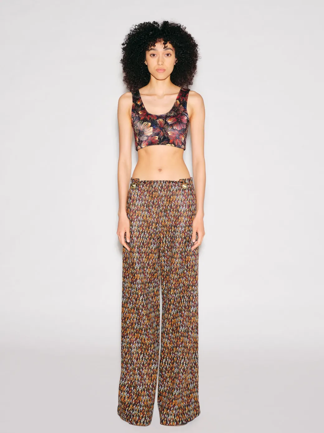 CROPPED TANK - VELVET JERSEY