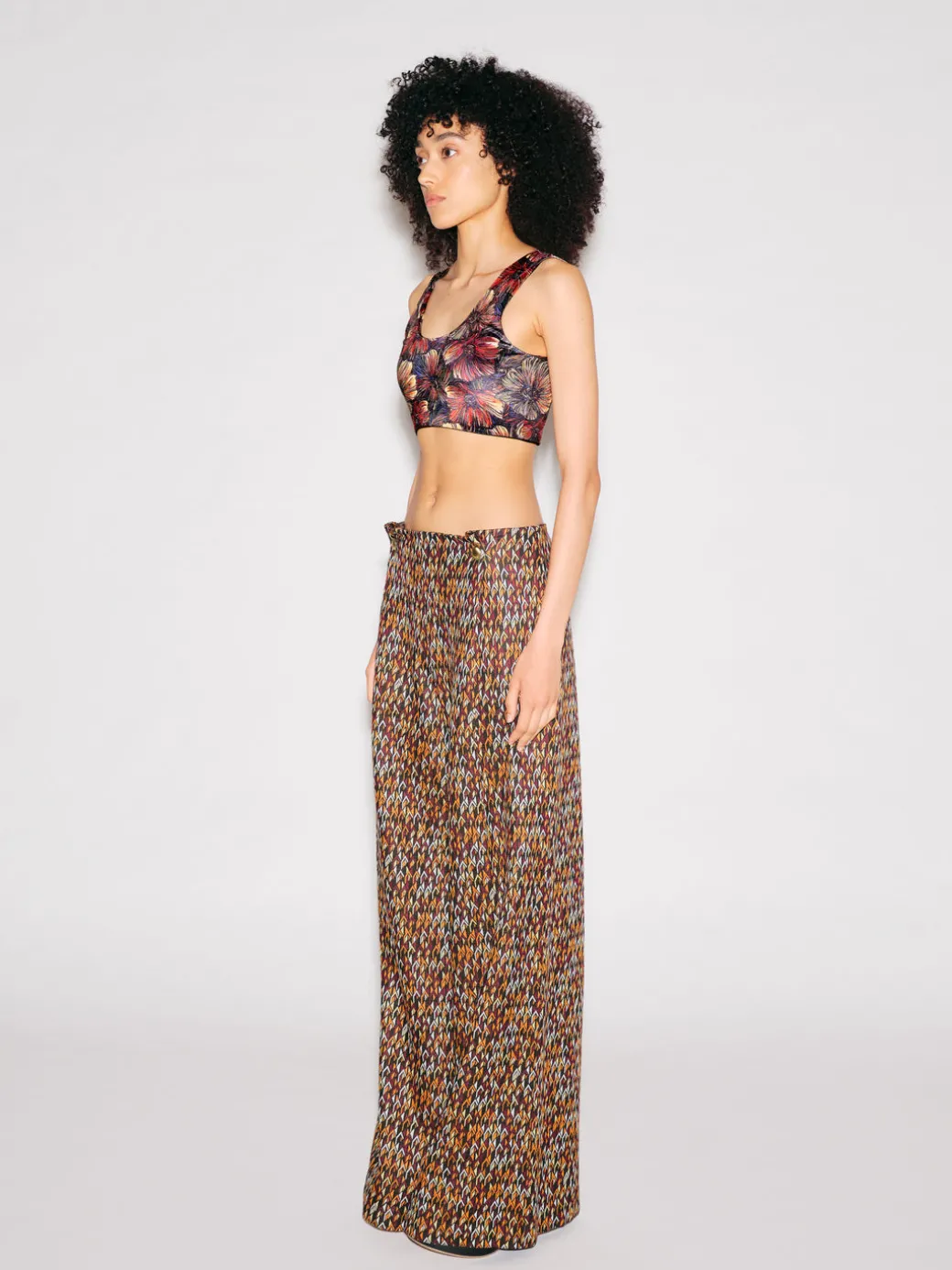CROPPED TANK - VELVET JERSEY
