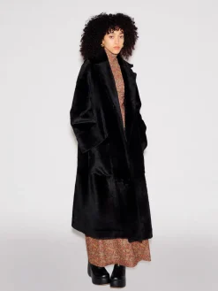 DOUBLE BREASTED MAXI COAT