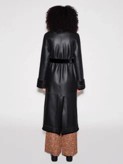 DOUBLE BREASTED MAXI COAT