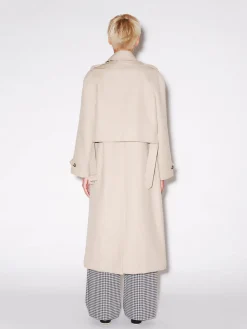 DOUBLE LAYER TRENCH COAT