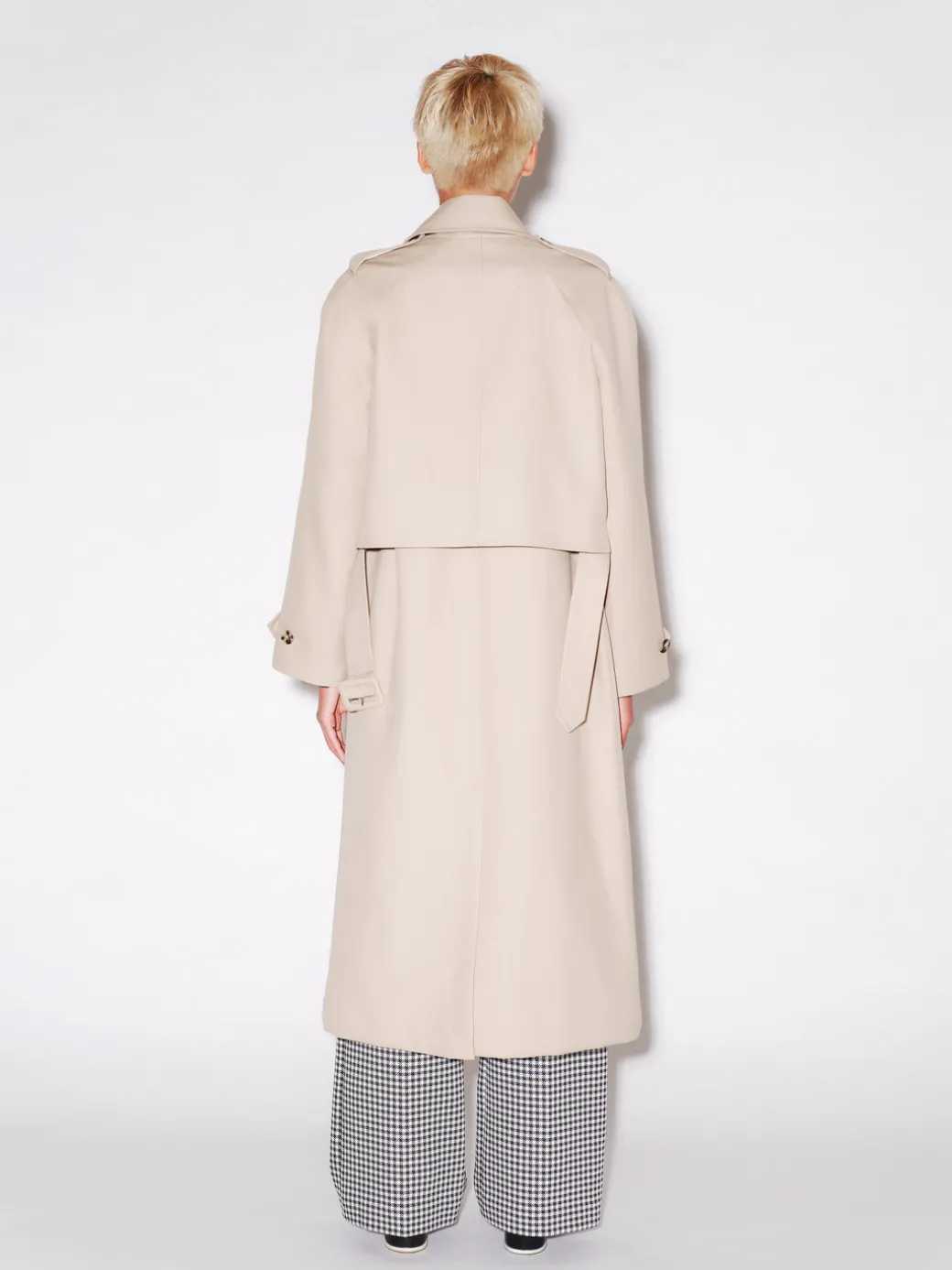 DOUBLE LAYER TRENCH COAT