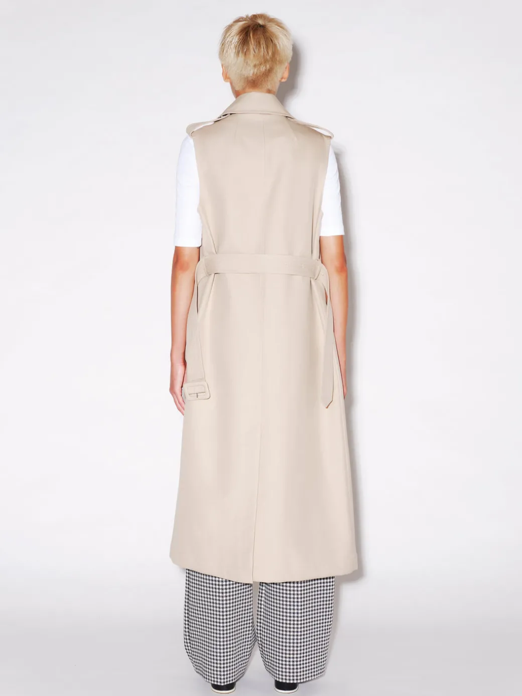 DOUBLE LAYER TRENCH COAT