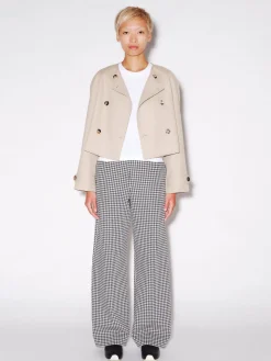 DOUBLE LAYER TRENCH COAT