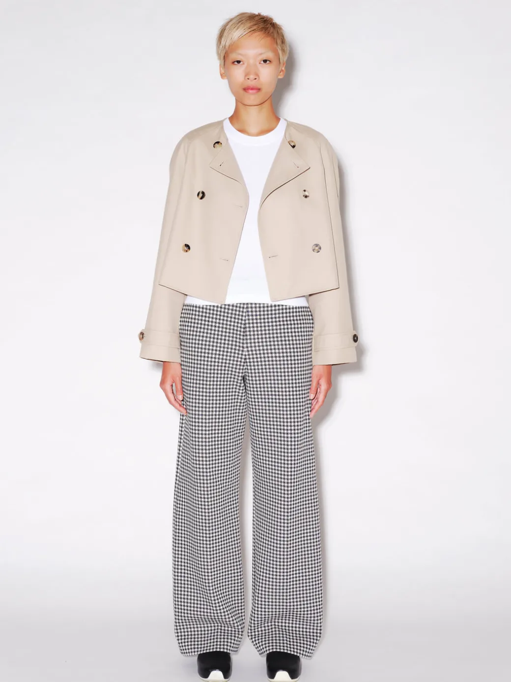 DOUBLE LAYER TRENCH COAT