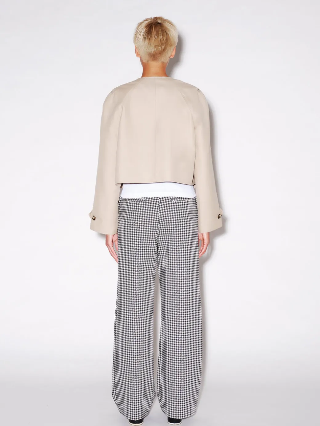 DOUBLE LAYER TRENCH COAT