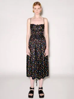 Drawstring Slip Dress