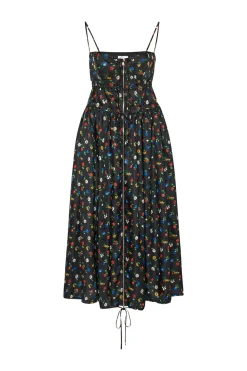 Drawstring Slip Dress
