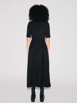 FITTED BELL SKIRT DRESS