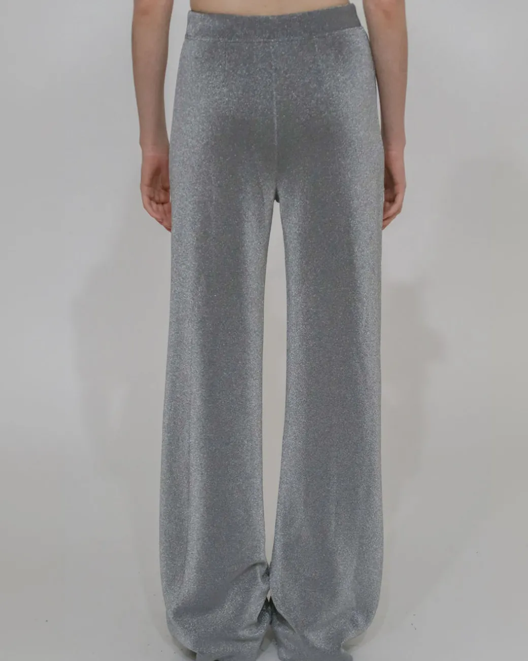 FITTED STRAIGHT PULL-ON PANT - LUREX