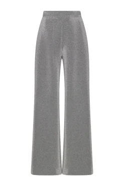 FITTED STRAIGHT PULL-ON PANT - LUREX