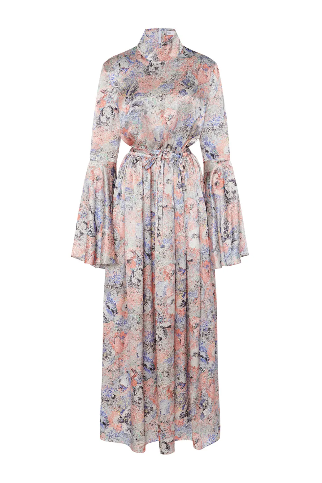 FLARE SLEEVE MAXI DRESS